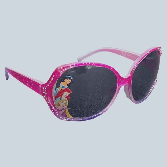 Little Girls' Disney Princess Sunglasses | Sparkly | Pink & Purple - Picture 1 of 4